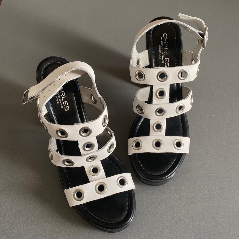 Platform sandals by Charles David.